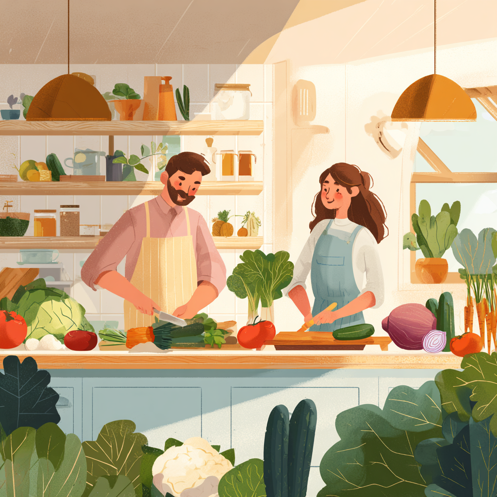 Здорова їжа та овочі